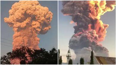 Photo of video | Momentul în care un vulcan din Indonezia aruncă cenușă la peste 8 kilometri înălțime