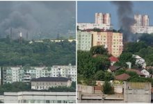 Photo of foto, video | Incendiu la Botanica: Un depozit, cuprins de flăcări
