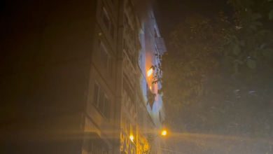 Photo of video | 16 persoane, inclusiv 3 minori, au fost evacuate de pompieri în urma unui incendiu din capitală