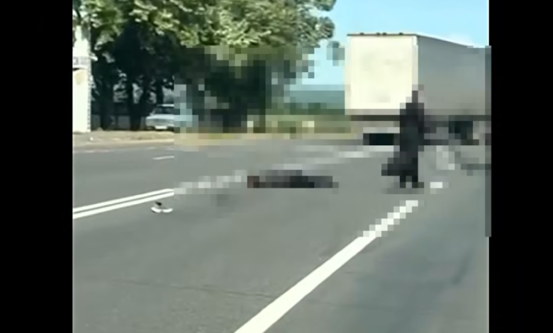 Photo of video | Accident fatal: Biciclist lovit în timp ce traversa strada regulamentar