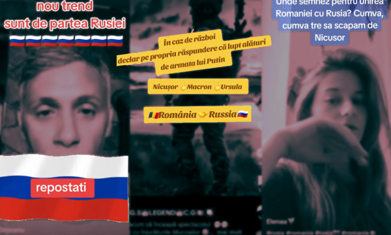 Photo of Mesaje pro-Kremlin se viralizează pe TikTok în România: Vor cetățenie și laudă armata Kremlinului. Ce spun autoritățile