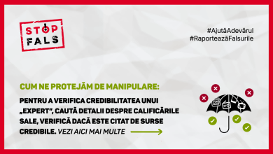 Photo of STOP FALS: Tehnicile de manipulare: Cum ne protejăm