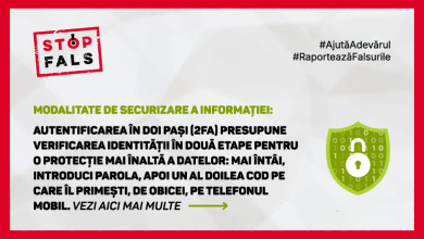 Photo of infografic | StopFals: Securizarea informației ca soluție împotriva manipulării