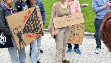 Photo of video | Cineaștii din R. Moldova au protestat împotriva modificării Legii Cinematografiei