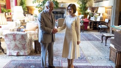 Photo of Maia Sandu, în vizită la Regele Charles al III-lea la Sandringham