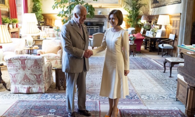 Photo of Maia Sandu, în vizită la Regele Charles al III-lea la Sandringham
