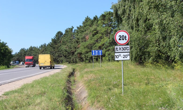 Photo of Autovehiculele de peste 20 de tone, restricționate pe timp de caniculă în Chișinău