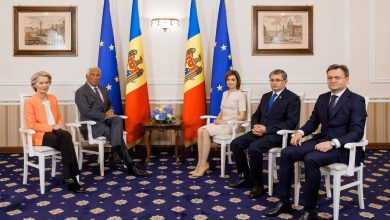 Photo of video | Maia Sandu la summitul R. Moldova – UE: „Viitorul european îl construim inclusiv astăzi”