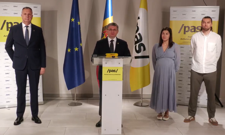 Photo of video | Anastasia Nichita, Emil Ceban și Maxim Potîrniche vor fi candidații PAS la parlamentare