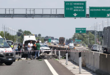 Photo of video | Momentul în care un avion se prăbușește în mijlocul unei autostrăzi din Italia