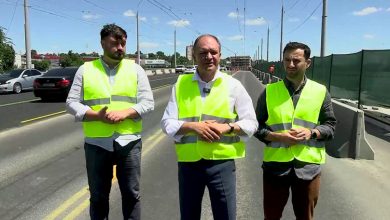 Photo of video | Circulația de pe podul Mihai Viteazul, deschisă pe patru benzi