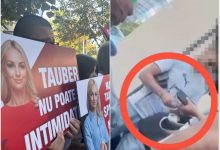 Photo of video | Protest plătit la Judecătoria Buiucani: Trei persoane, prinse de polițiști