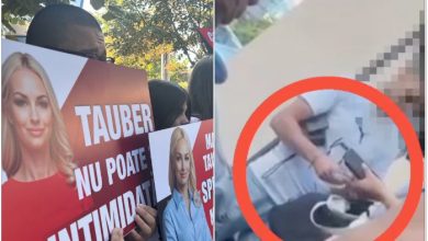 Photo of video | Protest plătit la Judecătoria Buiucani: Trei persoane, prinse de polițiști