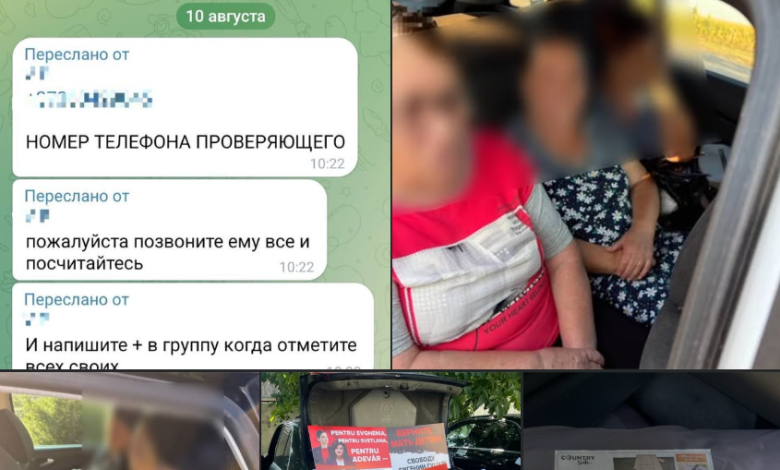 Photo of foto | Poliția a împărțit amenzi protestatarilor aduși de gruparea Șor la penitenciarul nr. 13, unde este deținută Guțul