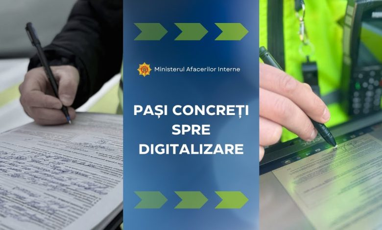Photo of video | Poliția introduce procese-verbale digitale