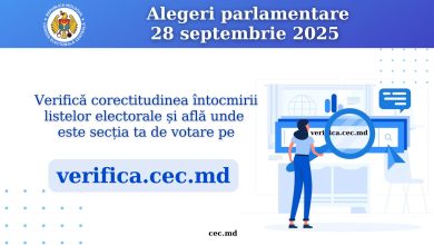Photo of video | Alegătorii pot verifica online sau la secția de votare datele din listele electorale pentru scrutinul din 28 septembrie