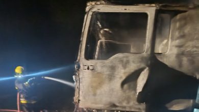 Photo of video | Un camion încărcat cu 24 de tone de floarea-soarelui a luat foc la Taraclia