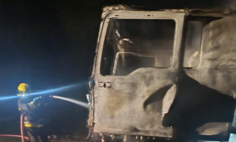 Photo of video | Un camion încărcat cu 24 de tone de floarea-soarelui a luat foc la Taraclia