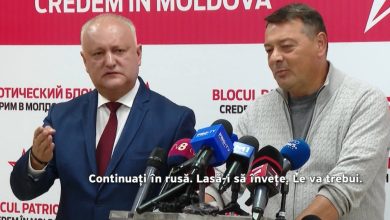 Photo of video | Igor Dodon, mesaj sfidător pentru jurnaliștii români: „Să învețe limba rusă, le va trebui!”