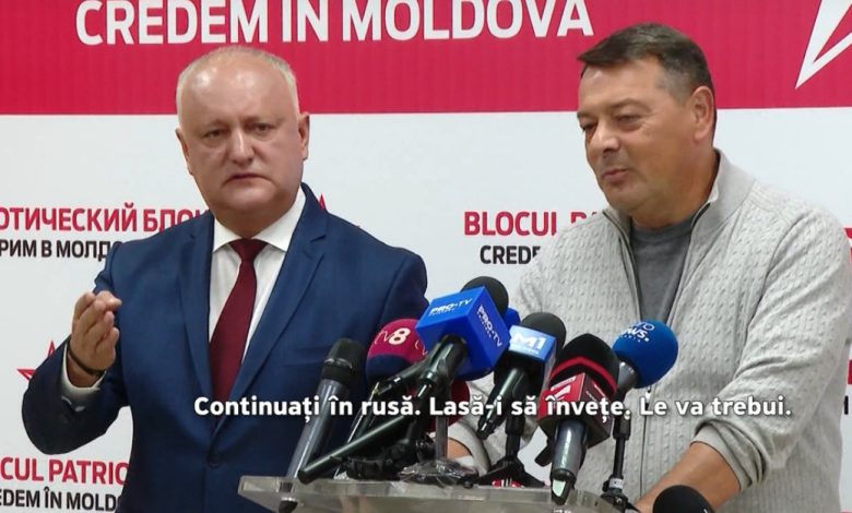 Photo of video | Igor Dodon, mesaj sfidător pentru jurnaliștii români: „Să învețe limba rusă, le va trebui!”