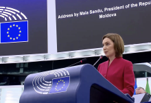 Photo of video | Maia Sandu, în Parlamentul European: „Parcursul nostru european nu este doar o chestiune de valori. Este o chestiune de supraviețuire”