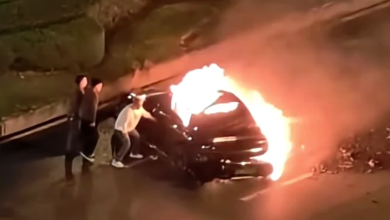 Photo of video | Geamurile antiefracție ale unui automobil au împiedicat salvarea unui șofer în timpul incendiului