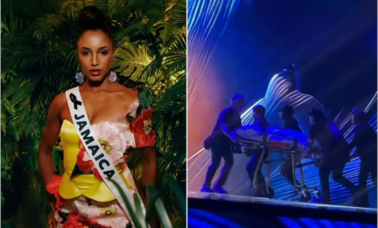 Photo of video | Miss Jamaica, considerată favorită la Miss Univers 2025, se află în continuare la Terapie Intensivă după groaznica căzătură din timpul concursului