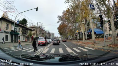 Photo of Șoferul care a pus în pericol un pieton la Buiucani, identificat și sancționat. Precizările Poliției