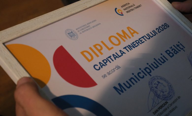 Photo of Municipiul Bălți a fost desemnat Capitala Tineretului