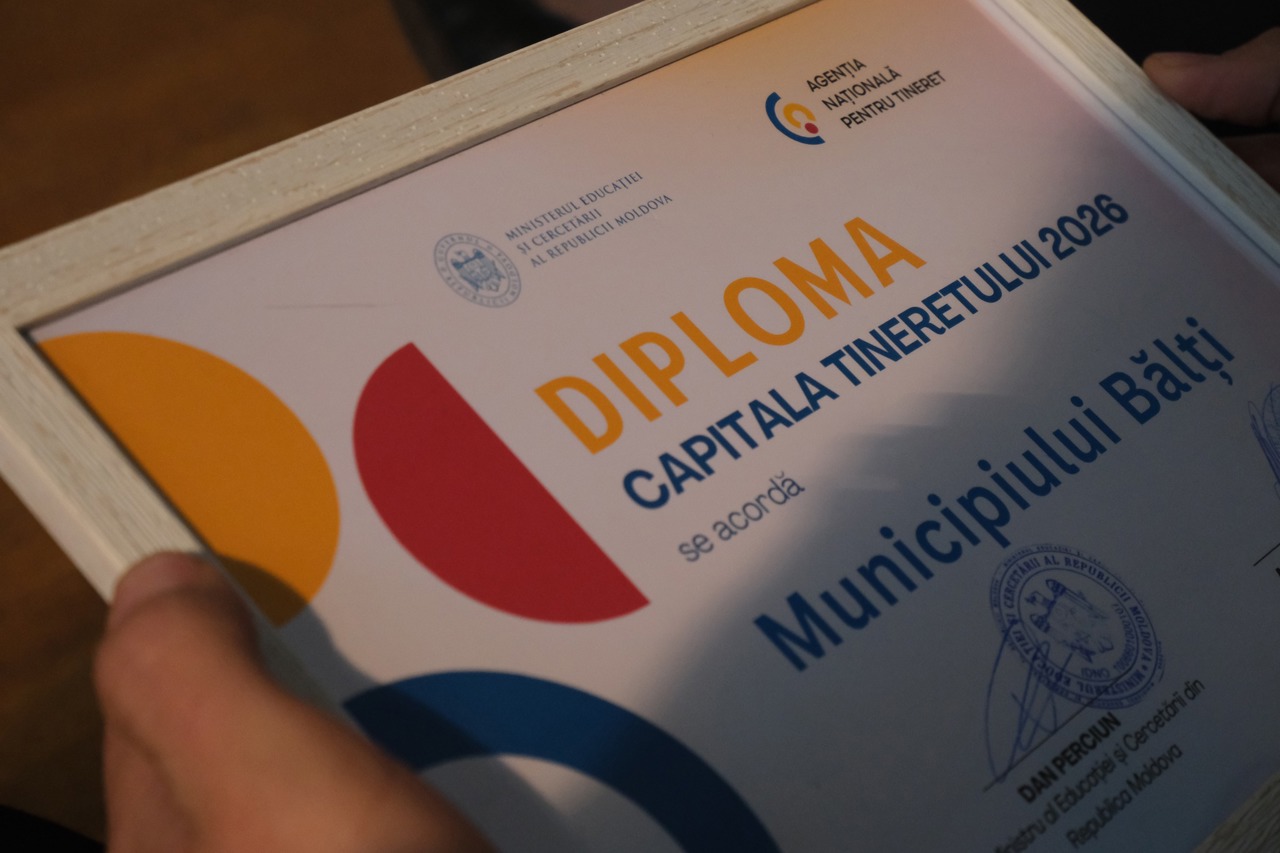 Municipiul Bălți a fost desemnat Capitala Tineretului