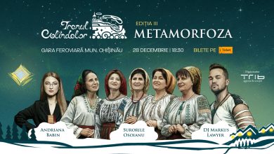 Photo of video | „Trenul Colindelor – Metamorfoza muzicală”, pe peronul Gării Feroviare din Chișinău