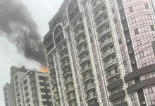 Photo of video | Incendiu la un bloc înalt din Chișinău. Nouă echipe IGSU intervin