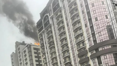 Photo of video | Incendiu la un bloc înalt din Chișinău. Nouă echipe IGSU intervin