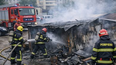 Photo of Incendiu într-o parcare din Chișinău. Un bărbat a ajuns la spital