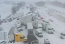 Photo of video | Accident în lanț cu peste 100 de mașini pe o autostradă din Michigan