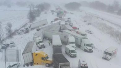 Photo of video | Accident în lanț cu peste 100 de mașini pe o autostradă din Michigan