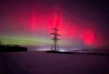 Photo of foto | Fenomen rar pe cerul R. Moldovei: lumini aurorale, vizibile în nordul țării