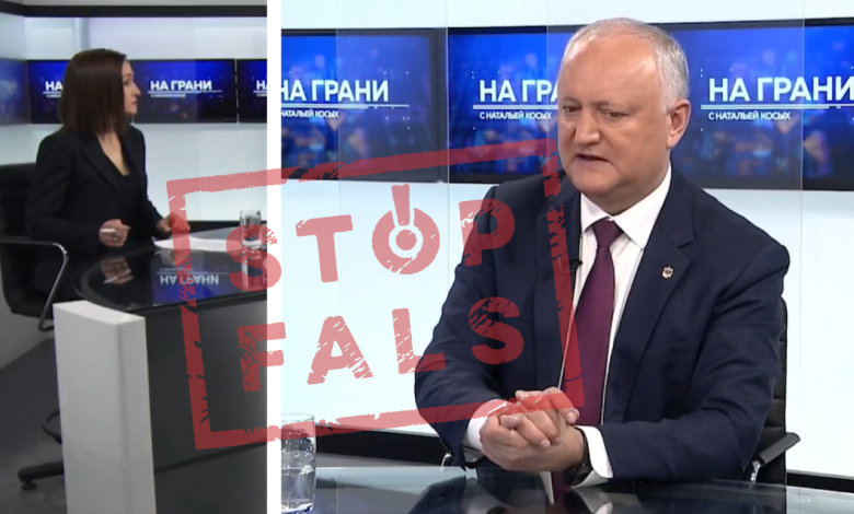 Photo of Noi falsuri de la Dodon: A mințit despre un „acord militar cu Ucraina” și „excluderea SUA din lista partenerilor strategici”