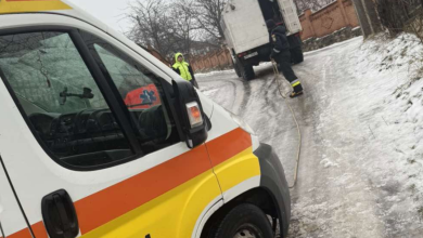 Photo of foto | Mai multe ambulanțe au avut nevoie de intervenția salvatorilor din cauza ghețușului