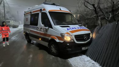 Photo of Drumuri acoperite cu polei: salvatorii au deblocat ambulanțe și au transportat medici la pacienți