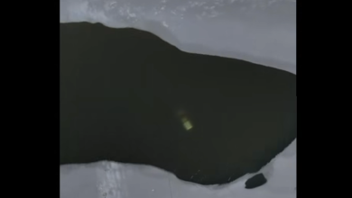 Photo of video | O mașină a fost depistată scufundată în lacul Ghidighici, după ce un bărbat filma cu o dronă