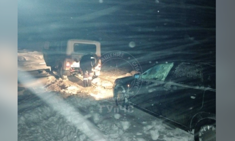 Photo of foto | O familie cu un bebeluș de cinci luni, blocată în zăpadă la Grigoriopol