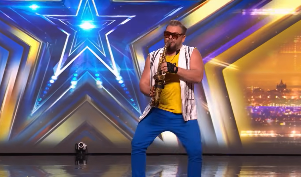Photo of video | Moldoveanul Serghei Stepanov, „Epic Sax Guy”, moment neobișnuit la „Britain’s Got Talent”