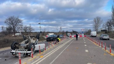 Photo of video | Grav accident lângă Strășeni: o persoană a ajuns la spital