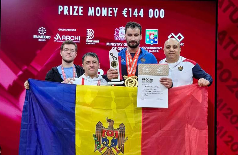 Photo of video | Halterofilul Marin Robu a devenit, în premieră, campion european