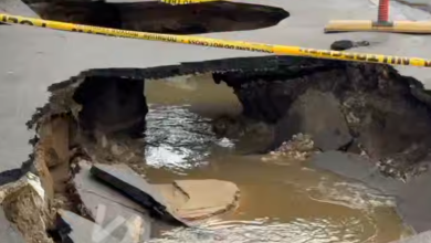 Photo of video | Surpare de asfalt în centrul capitalei: zona a fost îngrădită