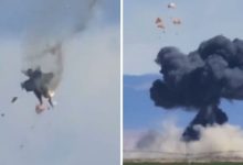 Photo of video | Două avioane de vânătoare s-au ciocnit în zbor la un show aviatic