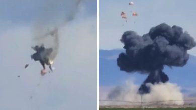 Photo of video | Două avioane de vânătoare s-au ciocnit în zbor la un show aviatic
