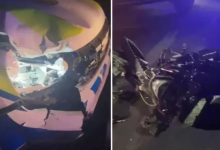 Photo of Incident grav la Sîngerei. O mașină a poliției a fost avariată după un accident și acte de huliganism