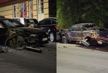 Photo of video | Șofer beat, reținut după ce a provocat un accident în lanț și a fugit de la locul impactului